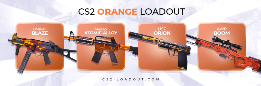 orange cs2 skin loadout