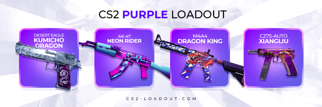 purple cs2 loadout