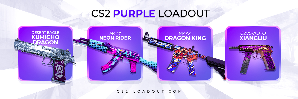purple cs2 skin loadout