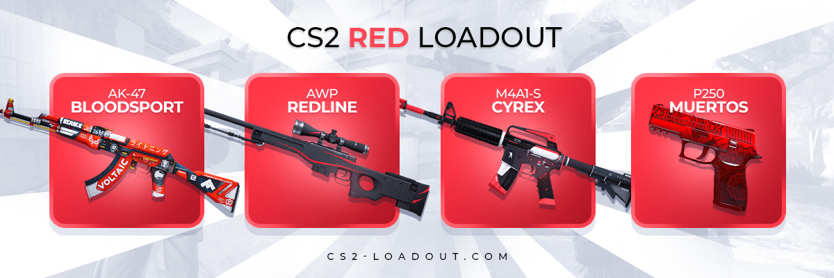 red cs2 skin loadout