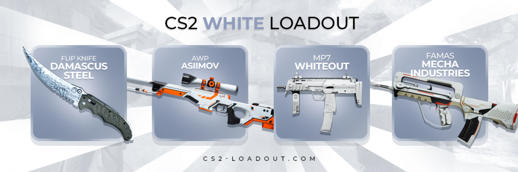 white cs2 skin loadout
