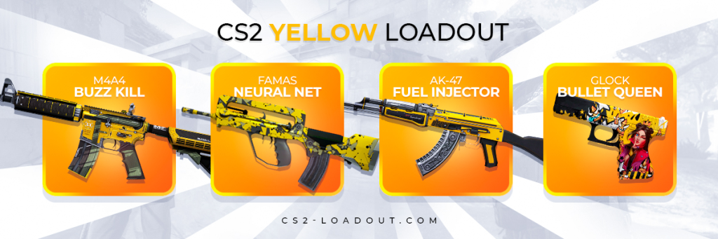 yellow cs2 skin loadout
